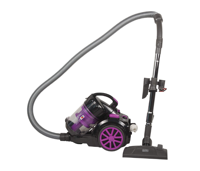 Black and Decker VM1880-B5 1800W Bagless Multicyclonic Vacuum Cleaner with 6 Stage Filtration - Purple and Black - Zoom Image 1