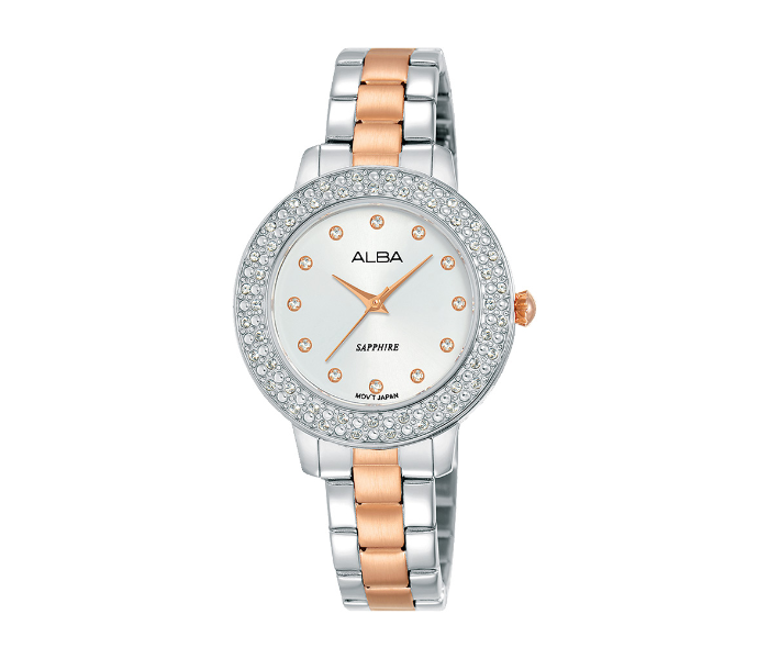 Alba AH8577X1 30mm Womens Analog Fashion Watch - Silver - Zoom Image