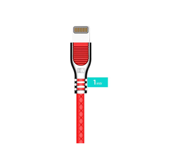 HeatZ ZCI08 1 Meter PVC Material Smart Fast Lightning Cable - Red - Zoom Image