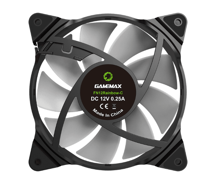 G-Max FN-12 Rainbow-C2 3 Watt Cooling Case Fan - Zoom Image 4