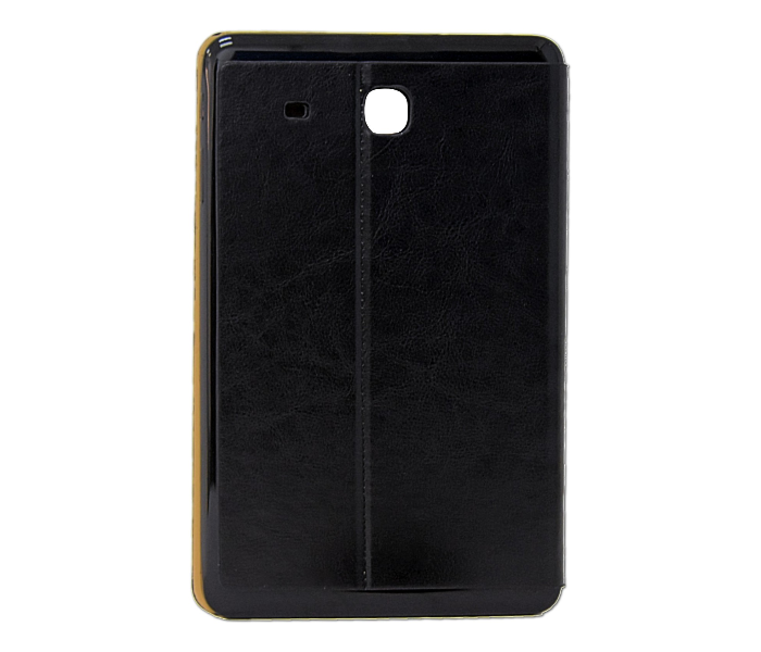 Leather Flip Case Cover For Samsung Galaxy Tab E T560 T565 - Black - Zoom Image 2