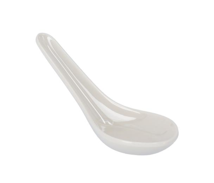 Royalford RF5367 Melamine Ware Spoon - White Pearl - Zoom Image 3