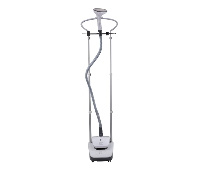 Black And Decker GST2000-B5 2000 Watts 2.4 Litre 3 Stage Garment Steamer with Double Pole - White and Grey - Zoom Image 1