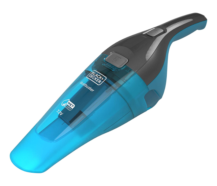 Black and Decker WDC215WA-B5 7.2V 1.5Ah Li-Ion Wet and Dry Cordless Hand Vacuum Dustbuster - Blue and Black - Zoom Image 1