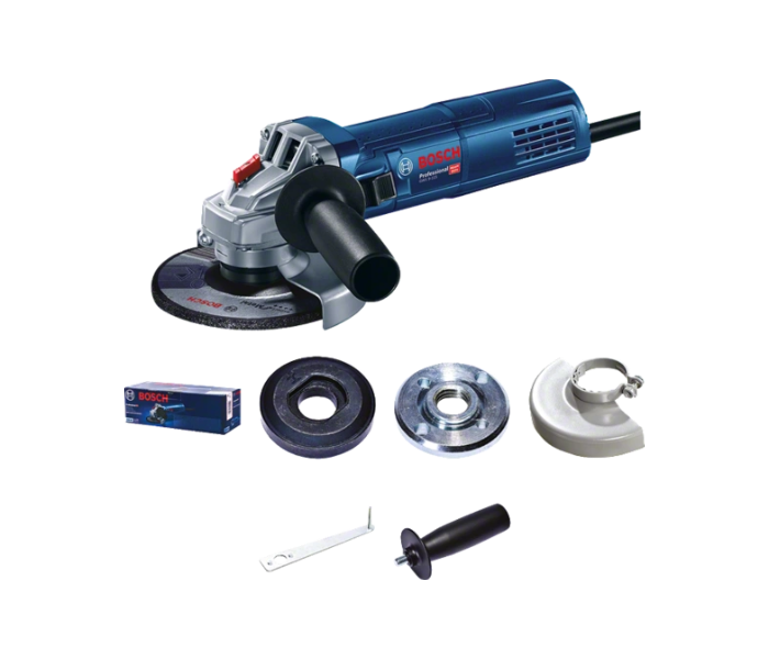 Bosch GWS 9-115 900 Watt Professional Angle Grinder - Dark Blue and Grey - Zoom Image 3