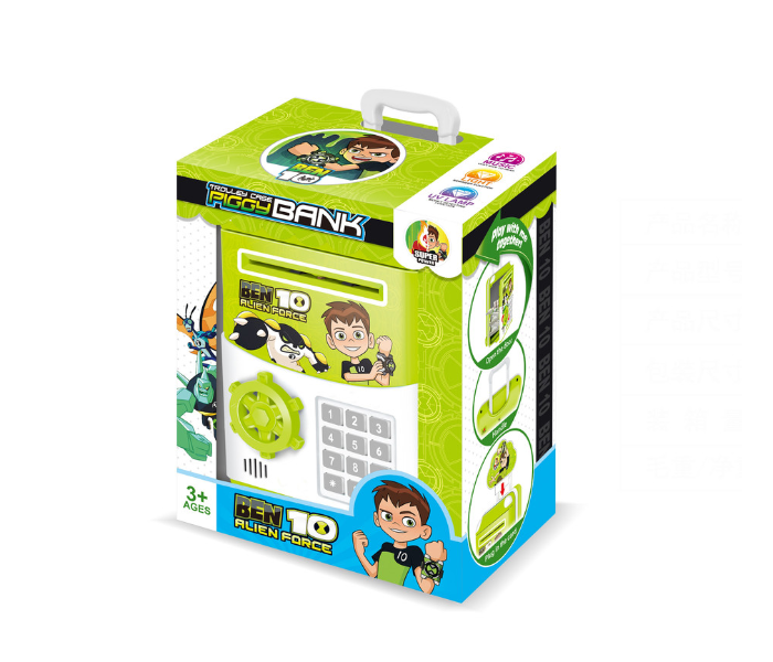 Family Center 24-3003WF Cash Box Small Ben 10 Trolley Bag - Green - Zoom Image 2