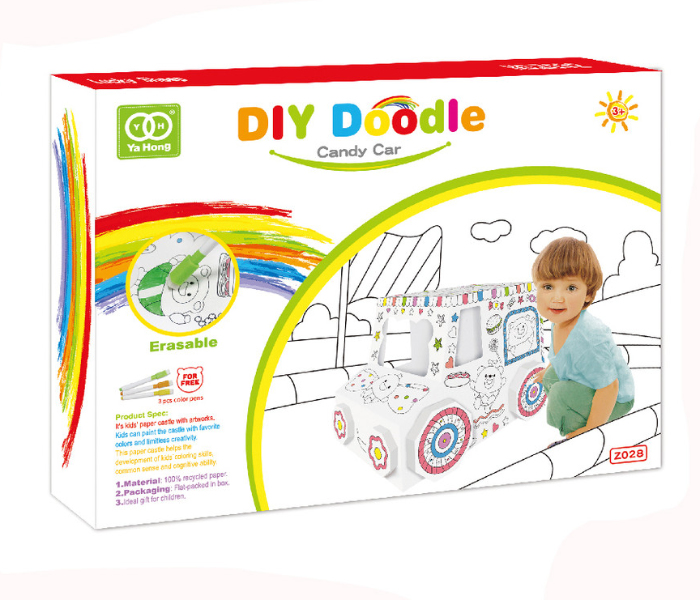 Family Center 23-032Z Diy Car Doodle Play Set - Zoom Image 3