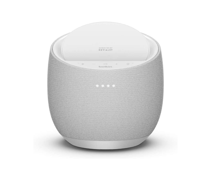 Belkin G1S0001my-WHT SoundForm Elite Hi-Fi Smart Speaker With Wireless Charger - White - Zoom Image 1