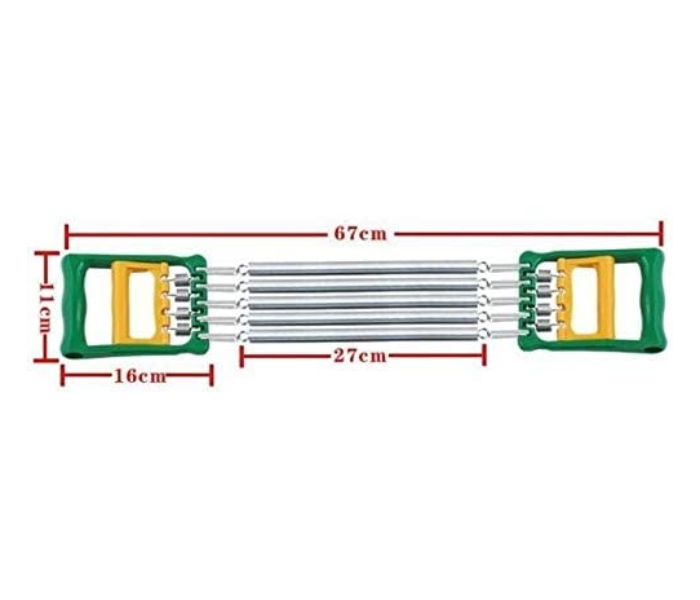 Skyland EM-9222 Dual Tubing Pulling Chest Expander - Green - Zoom Image 2