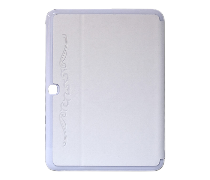 Kaku Leather Flip Case Cover For Samsung Galaxy Tab 4 T530 T531 - White - Zoom Image 2