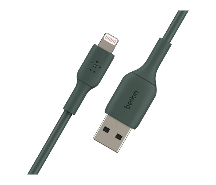 Belkin CAA001bt1MMG Boost Charge Lightning to USB-A Fast Charge Cable 1Meter - Midnight Green - Zoom Image 4