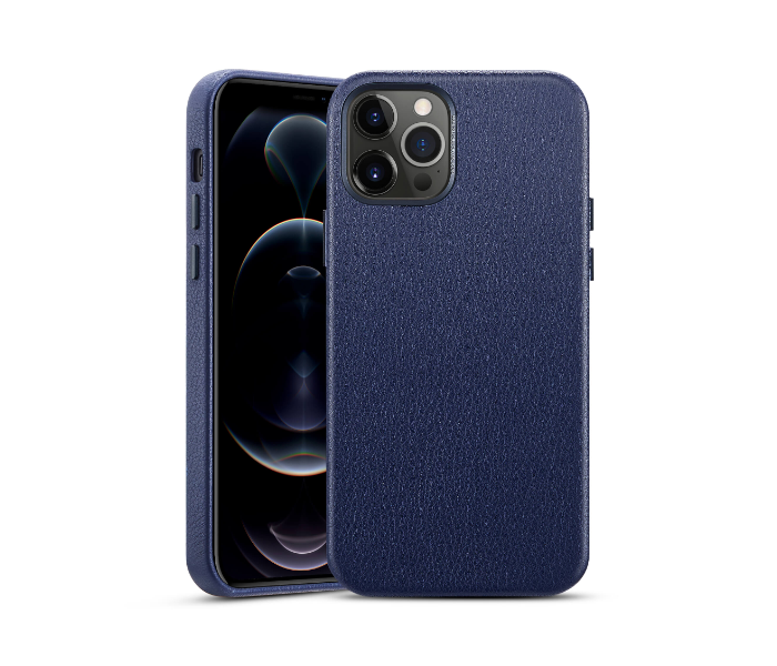 ESR Metro Premium Leather Case For iPhone 12 and 12Pro - Blue - Zoom Image 1