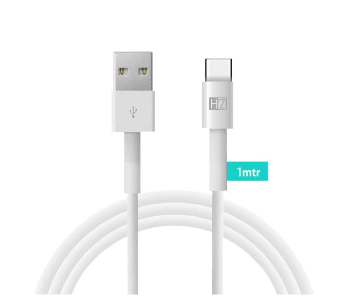 HeatZ ZCT01 1 Meter Type C Cable - White - Zoom Image