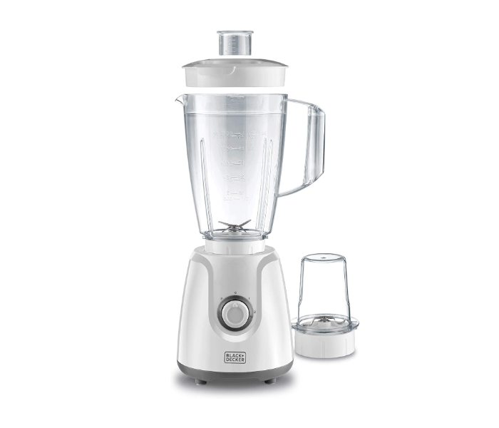 Black and Decker BX4030-B5 400W Blender with Grinder Mill - White - Zoom Image 1