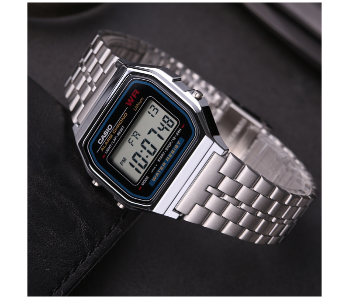 Casio A159WA-N1DF Analog Stainless Steel Wristwatch - Stainless Steel - Zoom Image 3