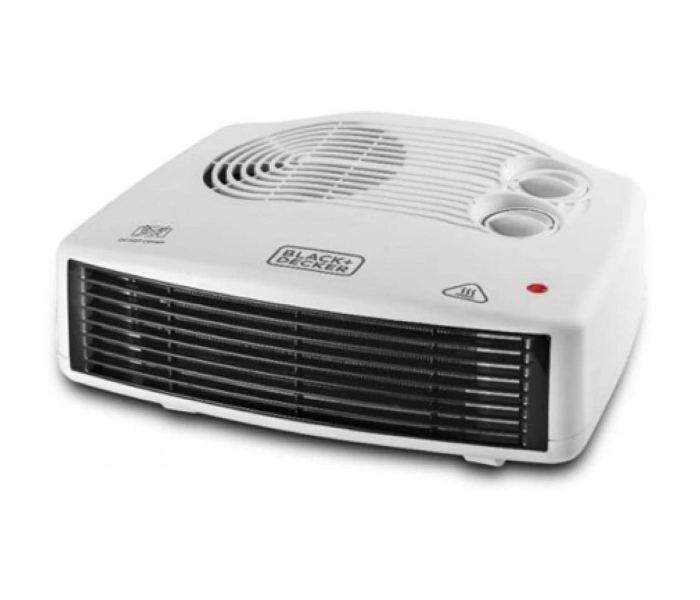 Black and Decker HX230-B5 2400W Horizontal Fan Heater - White - Zoom Image 1