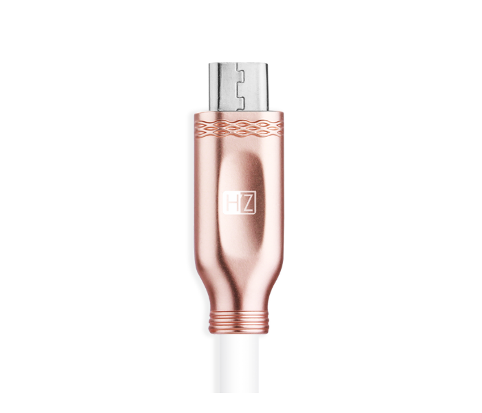 HeatZ ZCS26 2 Meter Metallic Smart Fast Micro USB Cable - Rose Gold - Zoom Image 2