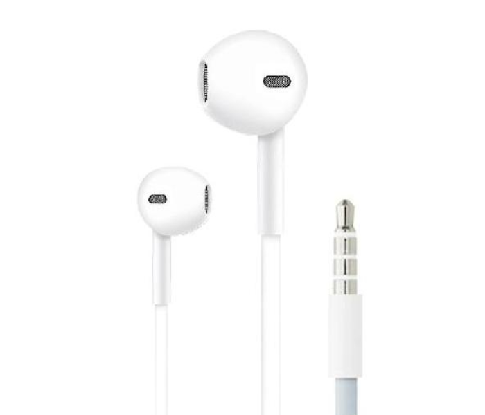 HeatZ PE27 Digital Sound Stereo Double Earphone with 3.5 mm Connector - White - Zoom Image 1