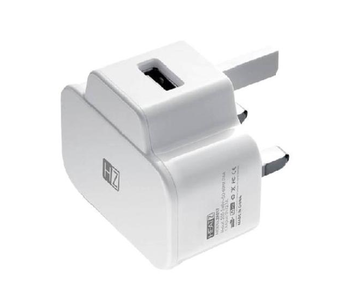 HeatZ ZA017 Single Lightning Port Home Charger Adapter - White - Zoom Image 2