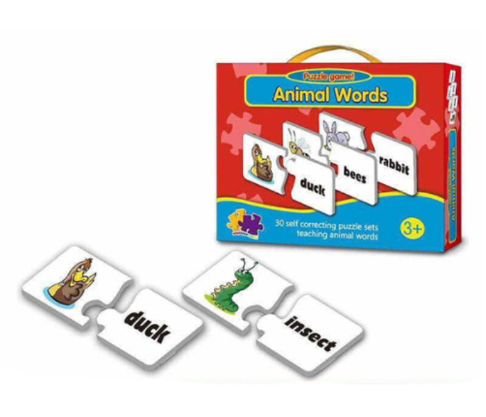 Brytostore BHT50512 30 Animal Words Puzzle Game - Zoom Image