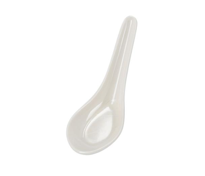 Royalford RF5367 Melamine Ware Spoon - White Pearl - Zoom Image 2