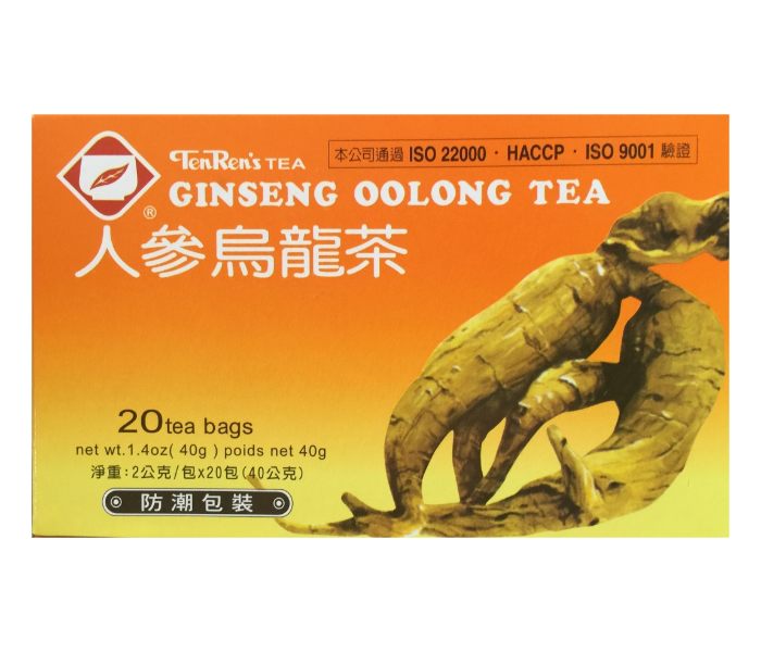 TenRen Ginseng Oolong Tea with 20 Tea Bags - Zoom Image