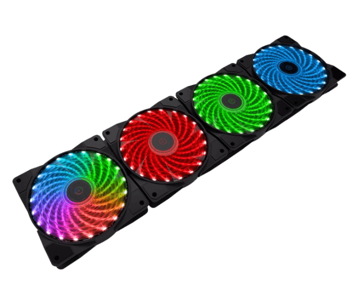 Gamemax CL-400 4 Piece 120mm RGB Case Fan - Black - Zoom Image 3