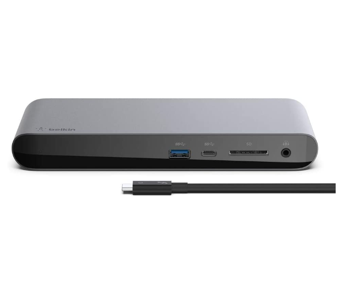 Belkin F4U097vf Thunderbolt 3 Dock Pro with 2.6 ft Thunderbolt 3 Cable - Zoom Image 2