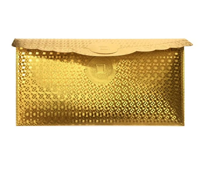 24K 25 Pieces Gold Plated Waterproof Dubai Money Envelope - Zoom Image 2