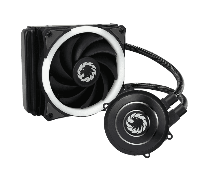 Gamemax Iceberg 120 RGB All in One Liquid Cooler - Black and Green - Zoom Image 4