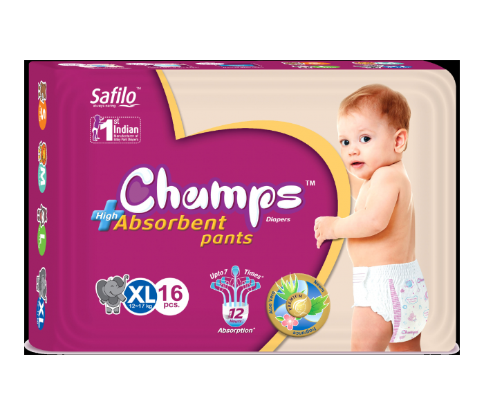 Champs Extra Large 16 Pants Baby Diaper - Zoom Image