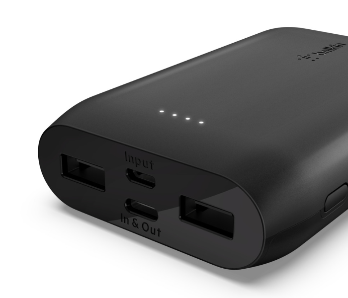 Belkin F8J267btBLK 10000 mAh 15W Boost Charge Power Bank - Black - Zoom Image 2