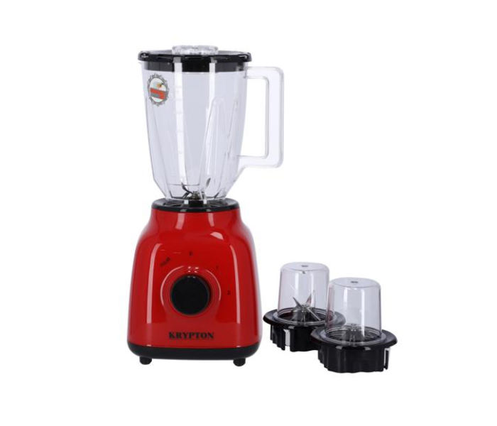 Krypton KNB6212 400W 3 in 1 Multi-Functional Blender - Red and Black - Zoom Image 1