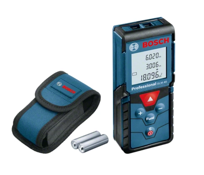 Bosch GLM 40 Professional Laser Measure - Blue and Black - Zoom Image 1