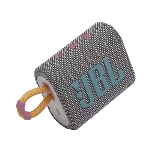 JBL GO 3 Portable Waterproof Speaker - Grey - Zoom Image 6