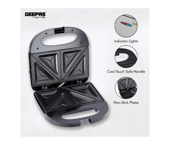 Geepas GSM6002 Sandwich Maker - Zoom Image 3