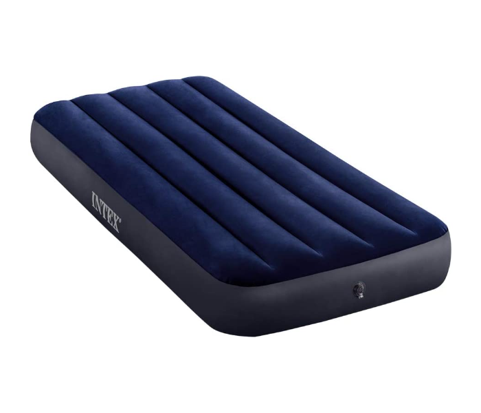 Intex 64756 Dura Beam Standard Classic Downy Air Bed - Blue - Zoom Image 2