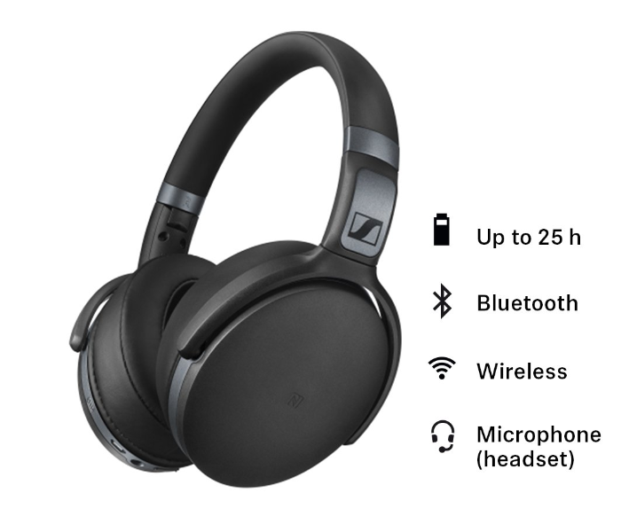 Sennheiser HD 4.40 BT Wireless Headphone - Black - Zoom Image 4