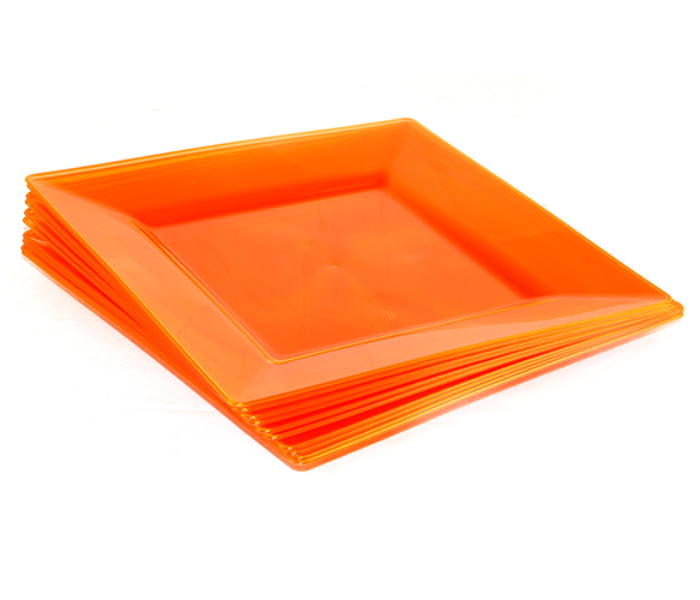 Rosymoment DP-2319 High Quality Disposable Plastic Plate, 9.5-inch - Set of 10 - Zoom Image 5