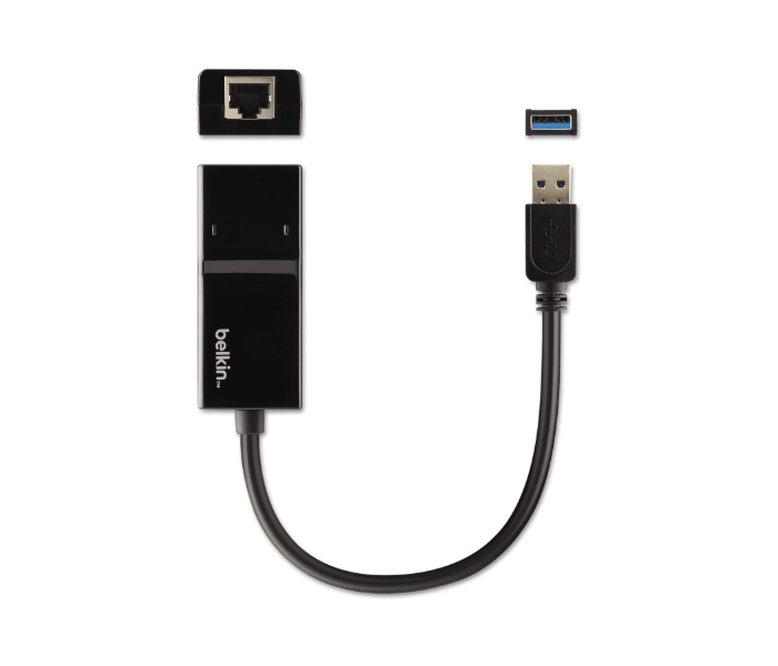 Belkin B2B048 USB 3.0 to Gigabit Ethernet and Adapter - Zoom Image