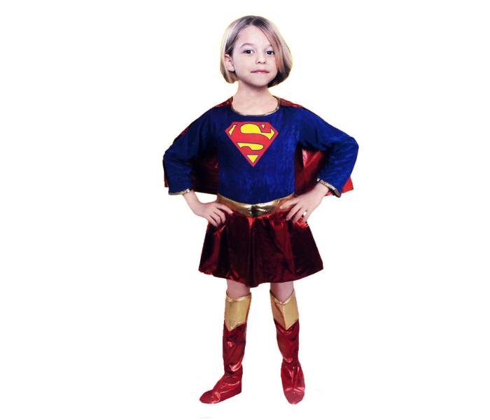 Family Center 30-0051 Supergirl Costume For Kids - Blue - Zoom Image 1