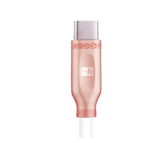 HeatZ ZCT26 2 Meter Metallic Smart Fast Type-C Cable - Rose Gold - Zoom Image 2