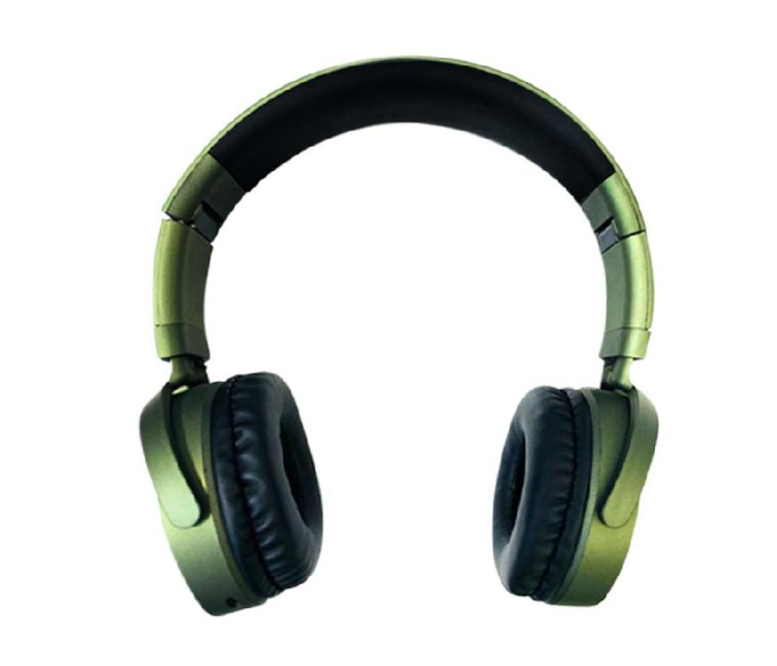 HeatZ ZB46 Wireless Bluetooth Stereo Headphone - Green - Zoom Image 1