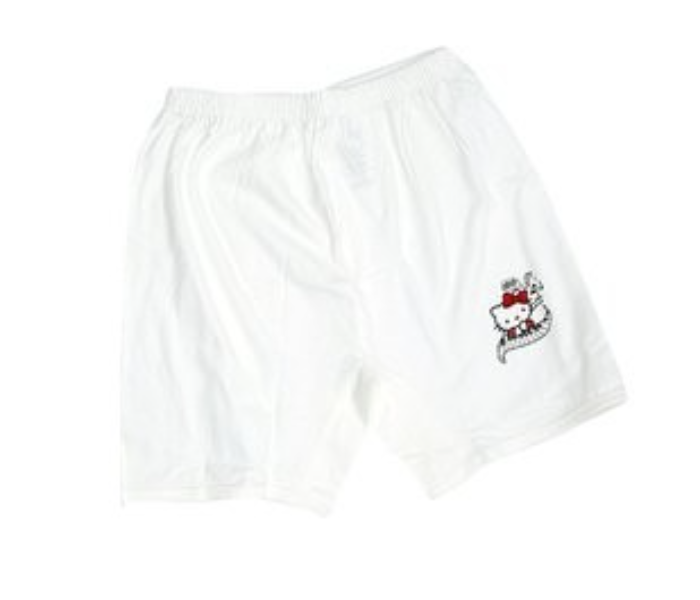 Hello Kitty HKWIB1 Shorts for 8 Year Kids - White  - Zoom Image 2