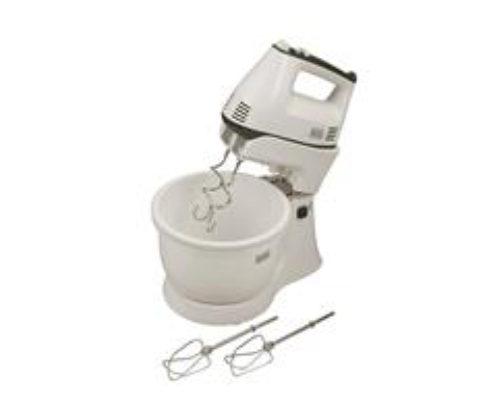 Perucci 7 speed PC-203 Hand Mixer With Plastic Bowl - White - Zoom Image