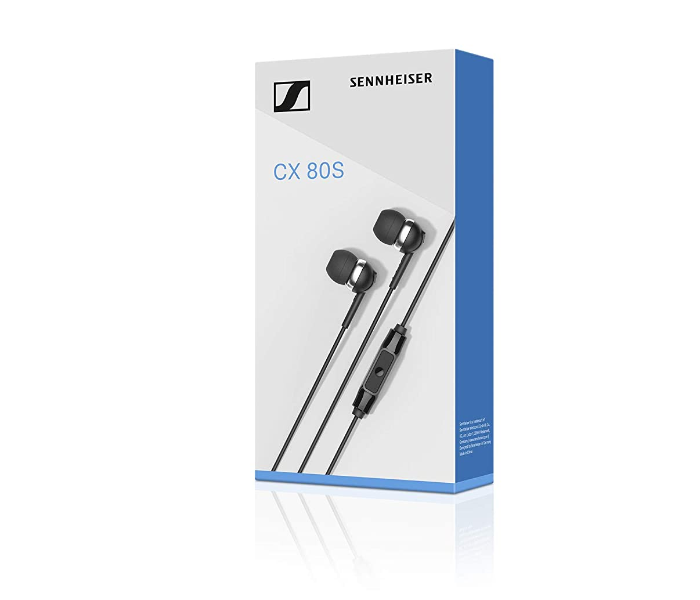 Sennheiser 508896 CX 80S In-Ear Wired Earphones - Black - Zoom Image 4