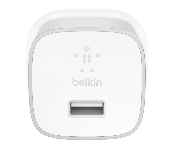 Belkin F7U034DR04-SLV 18W Quick Charge 3.0 Wall Charger Plus USB-A to USB-C Cable - Silver - Zoom Image 2