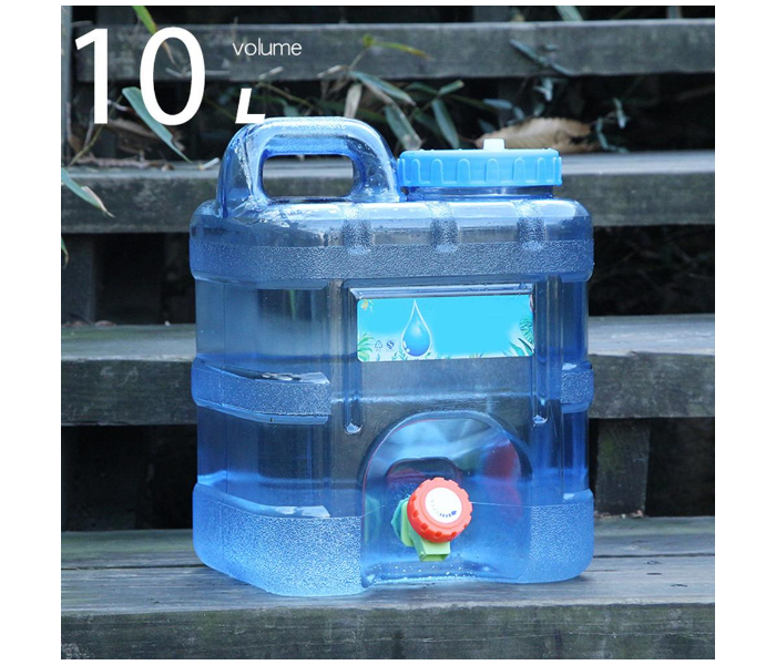 Portable 10 Litre Camping Water Container Dispenser - Blue - Zoom Image 8