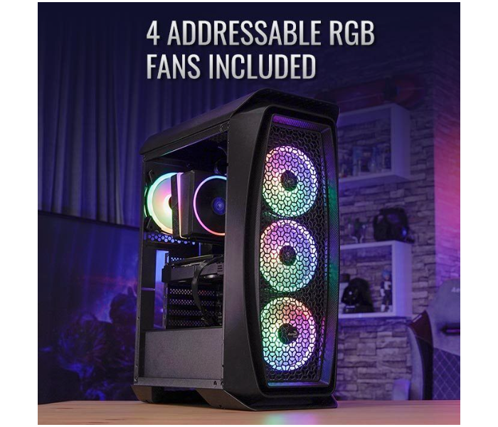 AeroCool Aero One Duo ARGB Mid Tower Case - Zoom Image 2