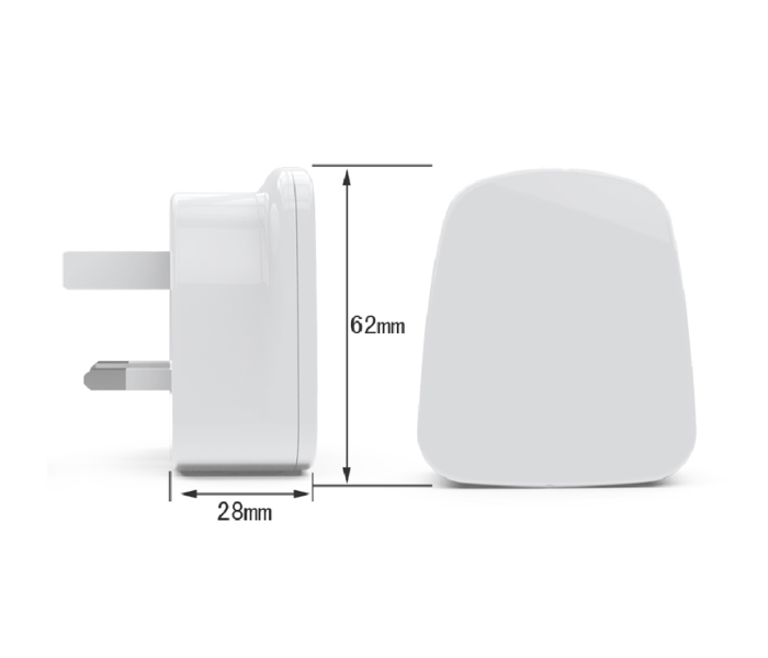 HeatZ ZAI10 Four Port Smart Fast Home Charger - White - Zoom Image 3